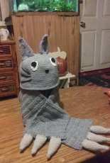 Totoro Inspired Hat and Scarf