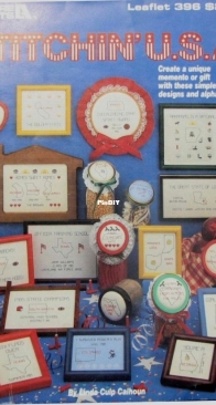 Leisure Arts Leaflet 396 - Stitchin U. S. A. Linda Culp Calhoun