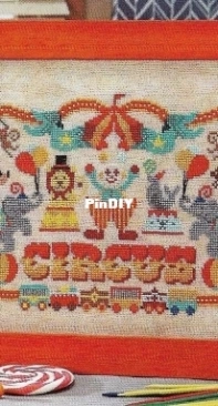 Circus by Emma Congdon from Cross Stitch & Needlework Calendar 2016 PCS + XSD