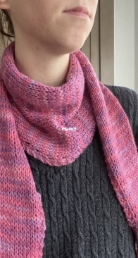 Magenta Mini Shawl by Ashley Beals - Free