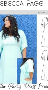 Rebecca Page - Portia Party Dress - Sizes XXS-5XL - Free