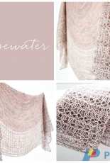 Rosewater shawl by Janina Kallio