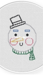 Daily Cross Stitch - Mr. Snowman
