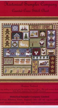 Historical Sampler Company HSC - Christmas Patchwork