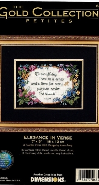Dimensions - The Gold Collection Petites 6845 Elegance In Verse