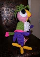 crochet bird