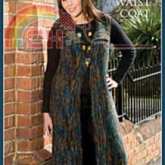 Long Swing Waist Coat - Fairmount Fibers Manos del Uruguay- Free