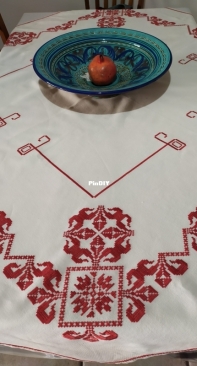 Embroidered  tablecloth
