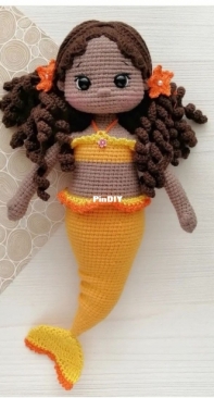 Crochet Friends Toys - Favorite Toys by Elena - Elena Bondarenko - Елена Бондаренко - Mermaid - Русалочка - Russian