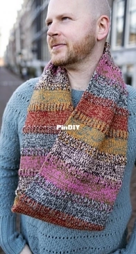 Brioche Break Cowl by Stephen West