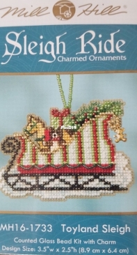 Mill Hill MH16-1733 Sleigh Ride - Toyland Sleigh XSD