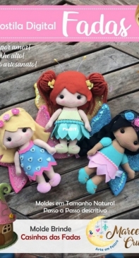 Marcella Cruz Arte em Feltro - Fairies - Fadas - Portuguese