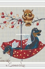 Angel Dachshunds by Tamriko Lamaridze