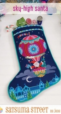 Satsuma Street - Sky High Santa by Jody Rice XSD