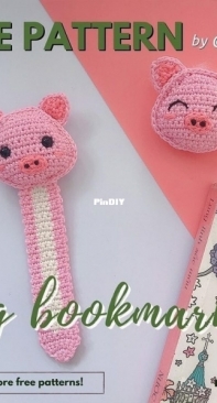 Lennutas - Nutas Nguyen  - Pig bookmark - Free