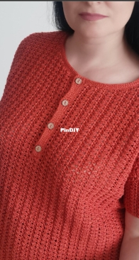Henley sweater by Lapotko Elena - Russian