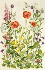 Permin of Copenhagen 70-2315 - Poppies PCS