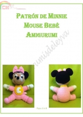 Amigurumisdeleyva - Disney Baby Minnie-Spanish-Free Pattern