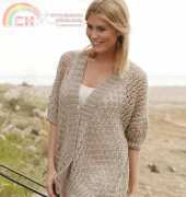 DROPS Design-LN-024-Melanie Cardigan-Free