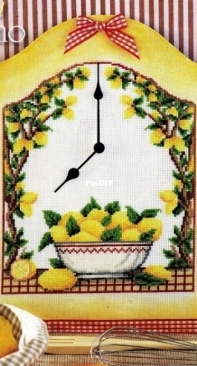 Lemon Clock from Le Idee di Susanna 221 PCS + XSD