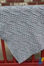 Crochet Garden - Lisa Naskrent -Diamond Slate Afghan