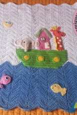 Baby Blanket Noahs arch