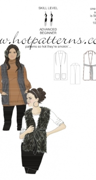 Fabric.com - Hot Patterns - Snuggle-Up Scarf-Vest - Free