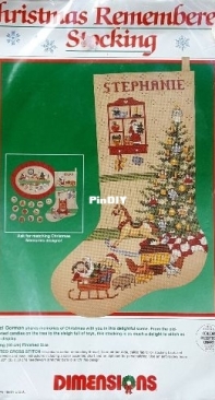Dimensions 8387 Christmas Memories Stocking XSD