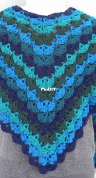 Cape Spencer Design - Alma Beck - Mermaid Tails Shawl - Free