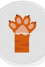 Daily Cross Stitch - High Four Paws