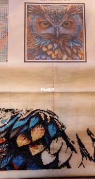 Artecy Mini Abstract Owl, after 1 month