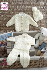King Cole Aran Pattern 5222