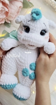 Teddy_knitted - Daria Kiseleva - Дарья Киселева - Mini Dragon - Дракоша Мини - Russian