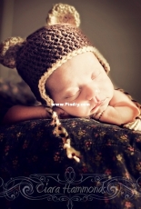 Inner Hooker- Teddy Bear Earflap Beanie