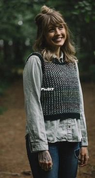 Tessellated Vest by Andrea Mowry