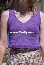 Ellen Bergmann - V Neck Crop Top