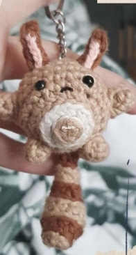 GhostKitty Crochet - Sophia - Sentret Keychain - Free