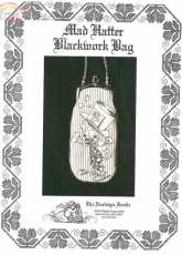 The Nostalgic Needle - Mad Hatter Blackwork Bag