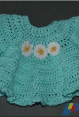 AmigurumiBB- Vanja Grundmann -  Dress  for Waldorf Baby Doll - Danish-Translated-Free