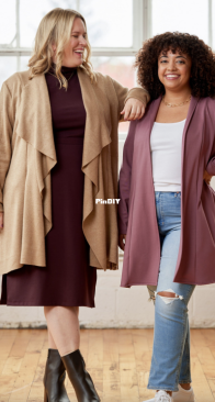 Cashmerette Club - No 5201 - Westmore Cardigan - Sizes 0-32