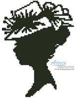 Artecy Cross Stitch - Mini Lady Silhouette 9
