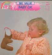 King Cole 2077 - Lace Dress with Embroidered Yoke & Booties