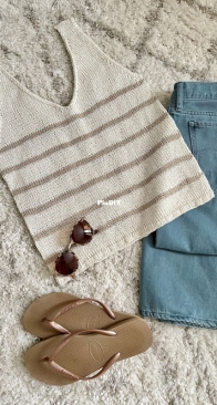 Two Evenings Top by Iryna Agapova - Loveknit.nl