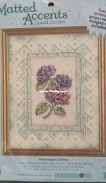 Dimensions - Matted Accents 6849 Hydrangea Cutting XSD