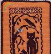 Handblessings - Halloween Silhouette - Pumpkin, Cat and Crow