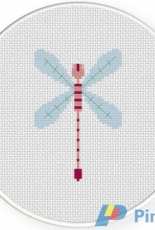 Daily Cross Stitch  -  Dragon Fly