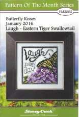 Stoney Creek Pattern Of The Month Series PM2002 January 2016 - Butterfly Kisses - Laugh