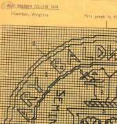 Mary Baldwin College Seal Gary & Ellens Graphica 1982