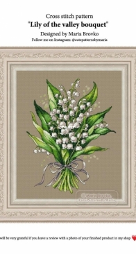 Cute Patterns By Maria - Lily Of The Valley Bouquet by Maria Brovko