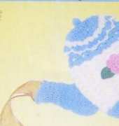 Bella Crochet BCH0504 Tea Pot and Cup Potholder by Elizabeth Ann White